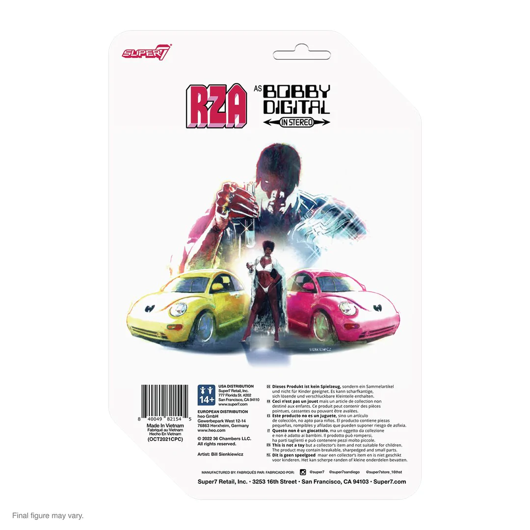 RZA WAVE 1 BOBBY DIGITAL REACTION ACTION FIGURE - Image 3